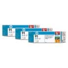 Pack Tinteiros HP 91 Azul Claro C9486A 775ml 3un