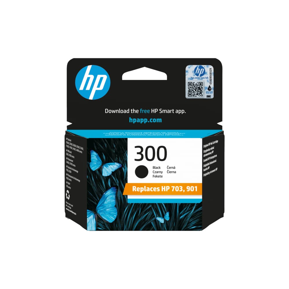 Tinteiro HP 300 Preto CC640EE 4ml 200 Pág.