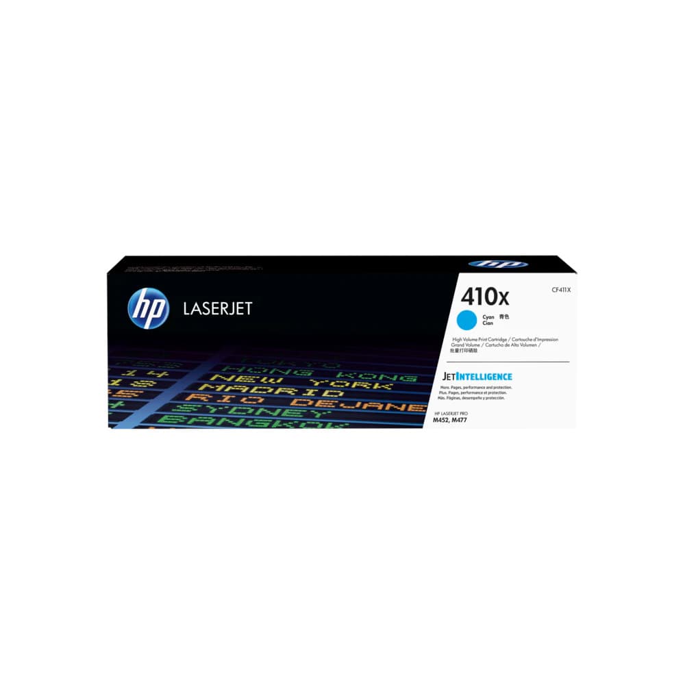 Toner HP 410X Azul CF411X 5000 Pág.