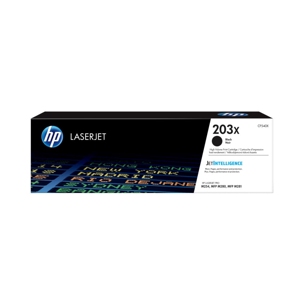Toner HP 203X Preto CF540X 3200 Pág.