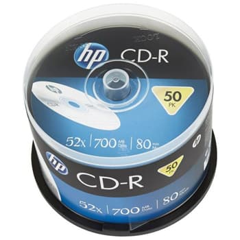 CD-R 700MB 52x HP Spindle 50un