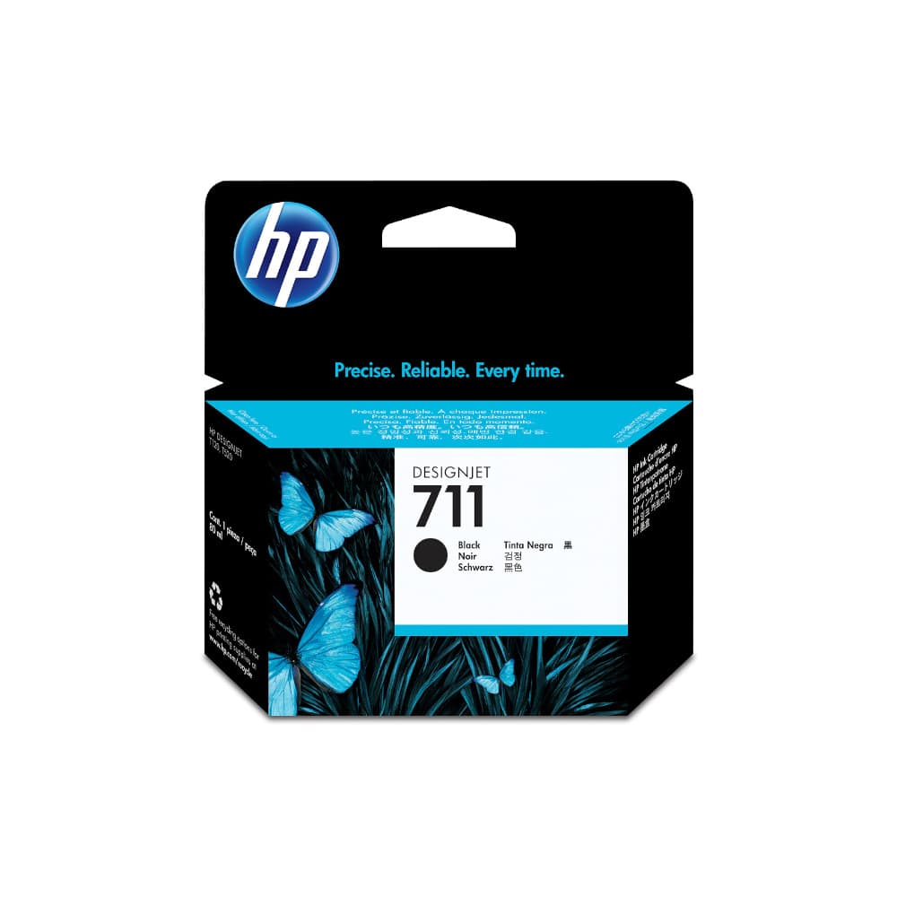 Tinteiro HP 711 Preto CZ133A 80ml