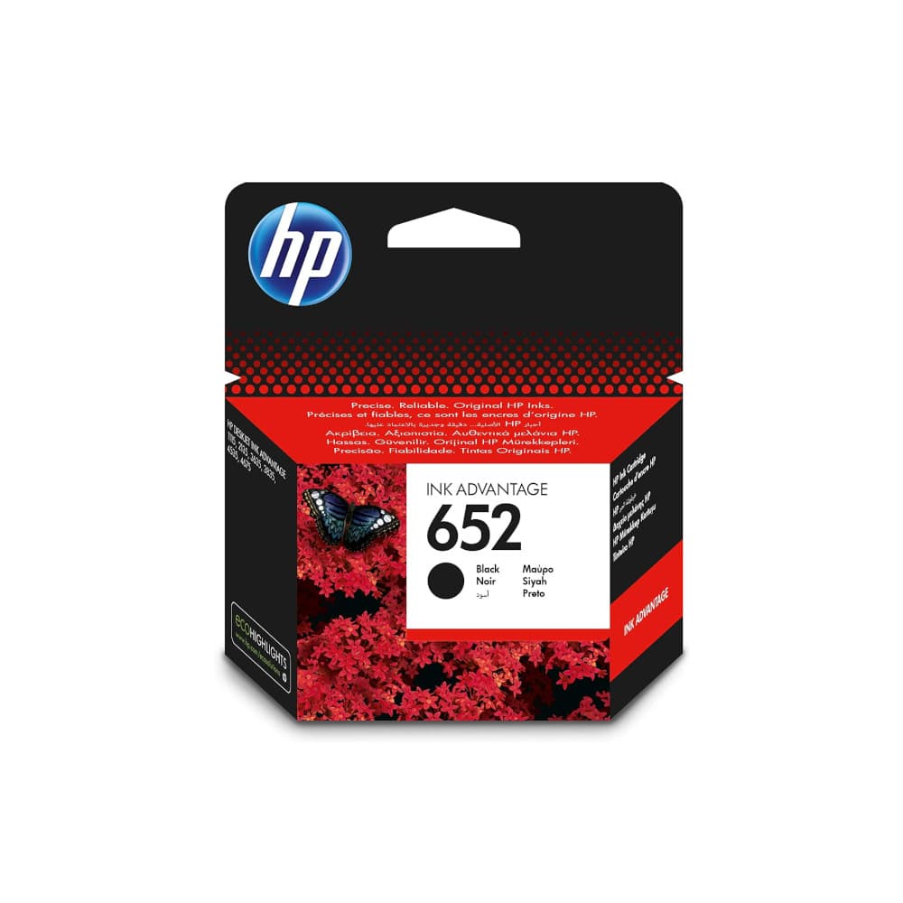 Tinteiro HP 652 Preto F6V25A 360 Pág.