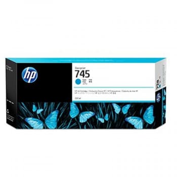 Tinteiro HP 745 Azul F9K03A 300ml