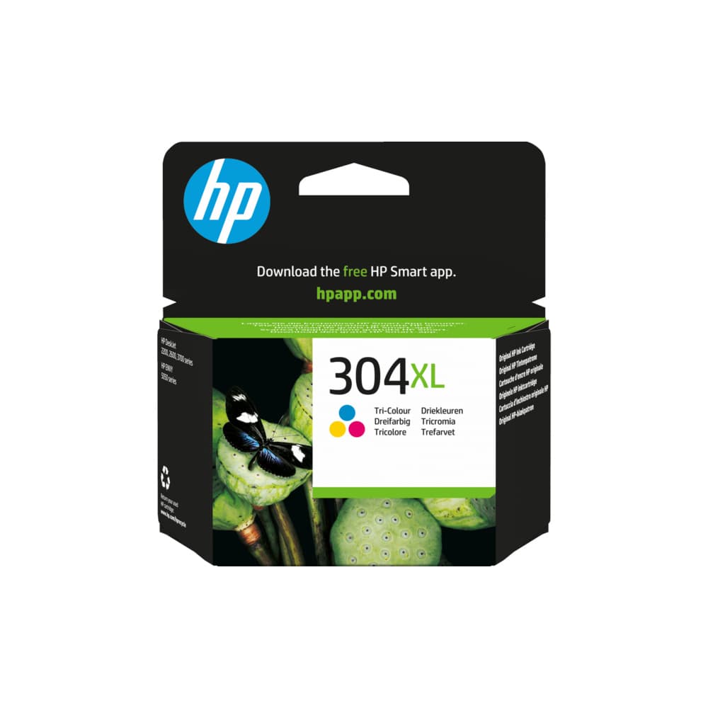 Tinteiro HP 304XL Cor N9K07AE 7ml 300 Pág.