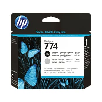 Cabeça Impressão HP 774 Preto Foto/Cinza Claro P2W00A