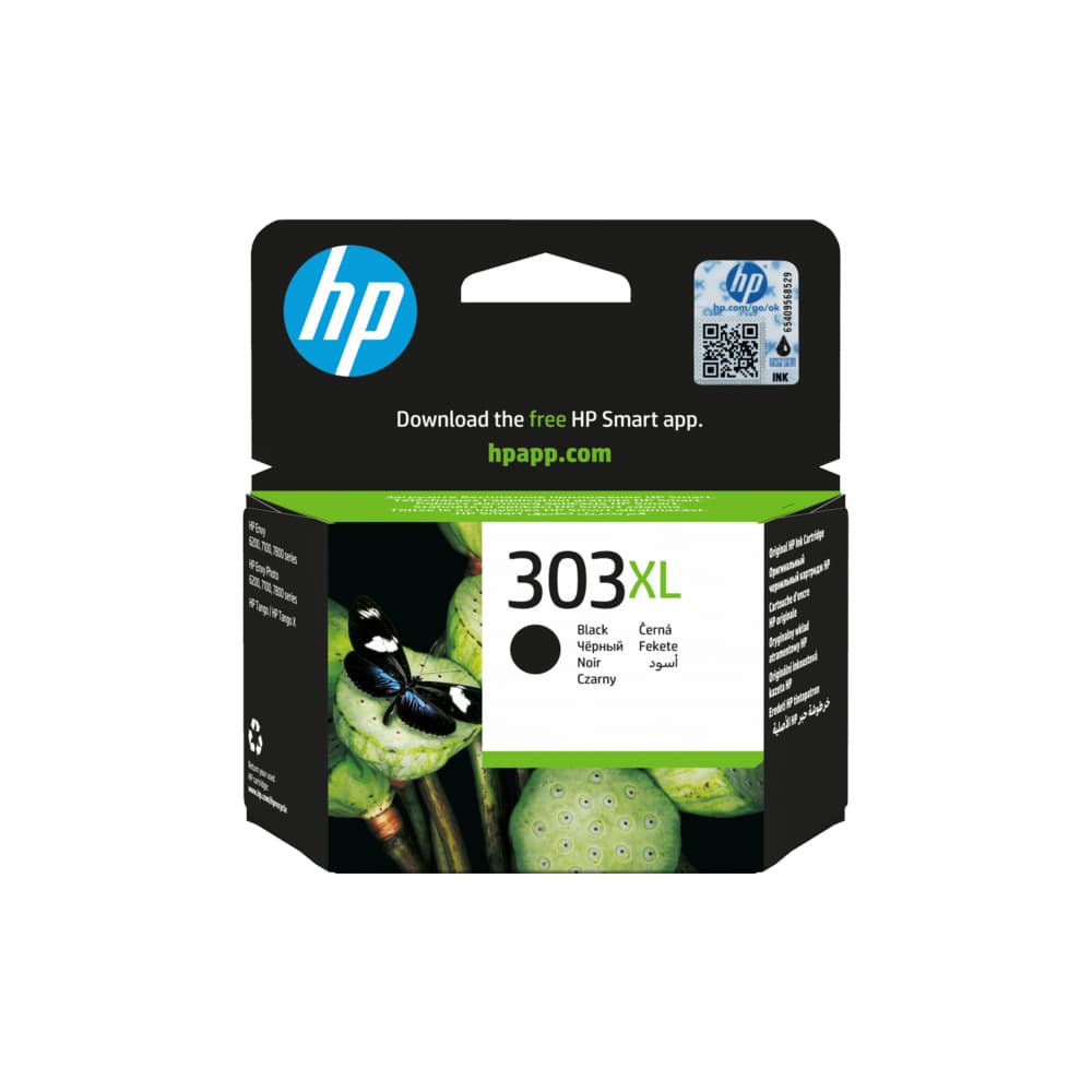Tinteiro HP 303XL Preto T6N04A 12ml 600 Pág.