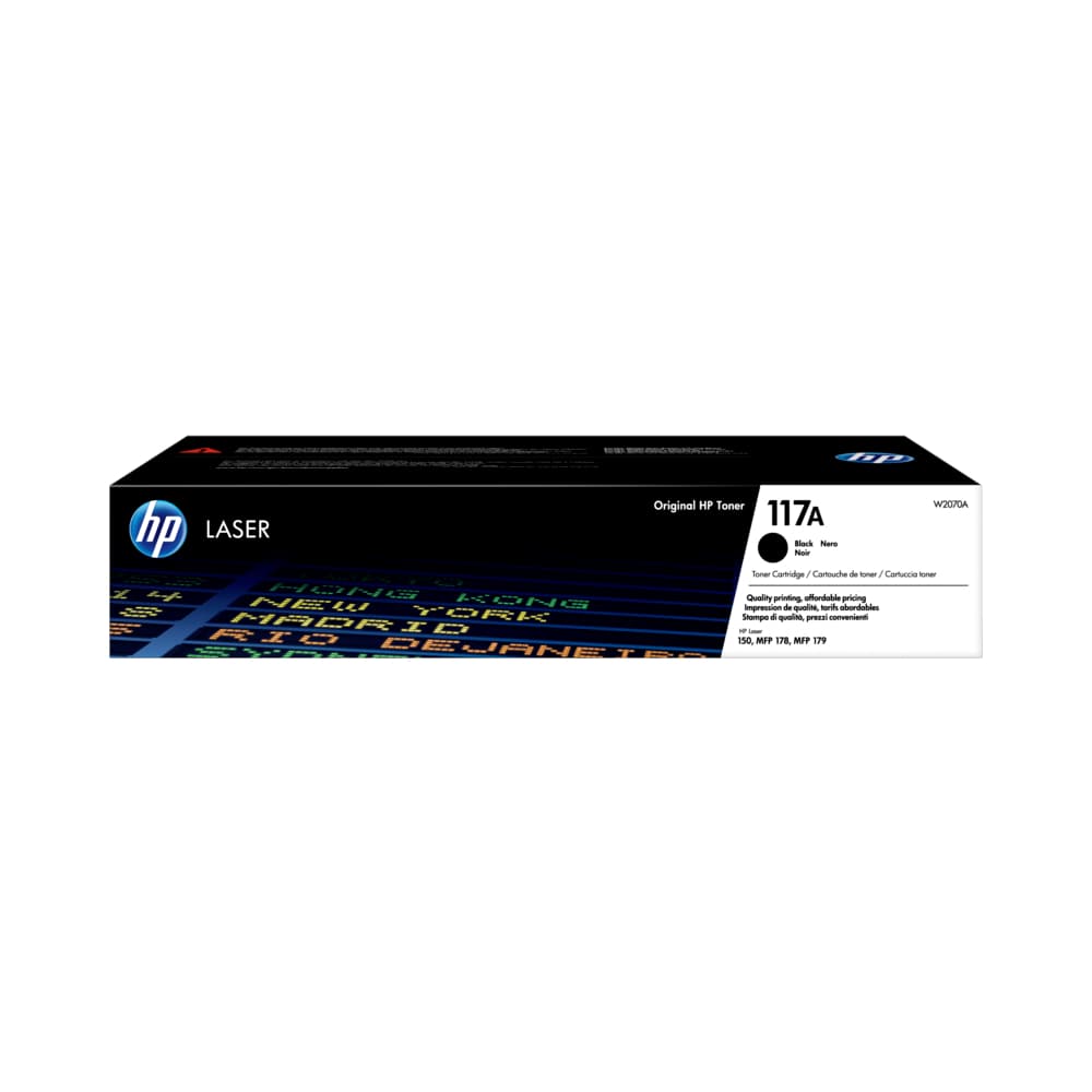 Toner HP 117A Preto W2070A 1000 Pág.