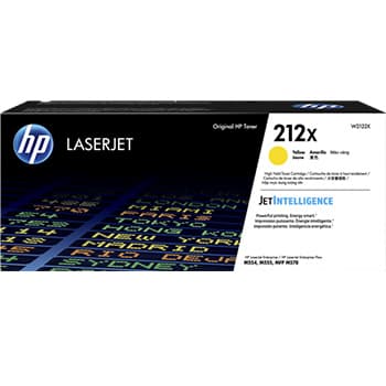 Toner HP 212X Amarelo W2122X 10000 Pág.