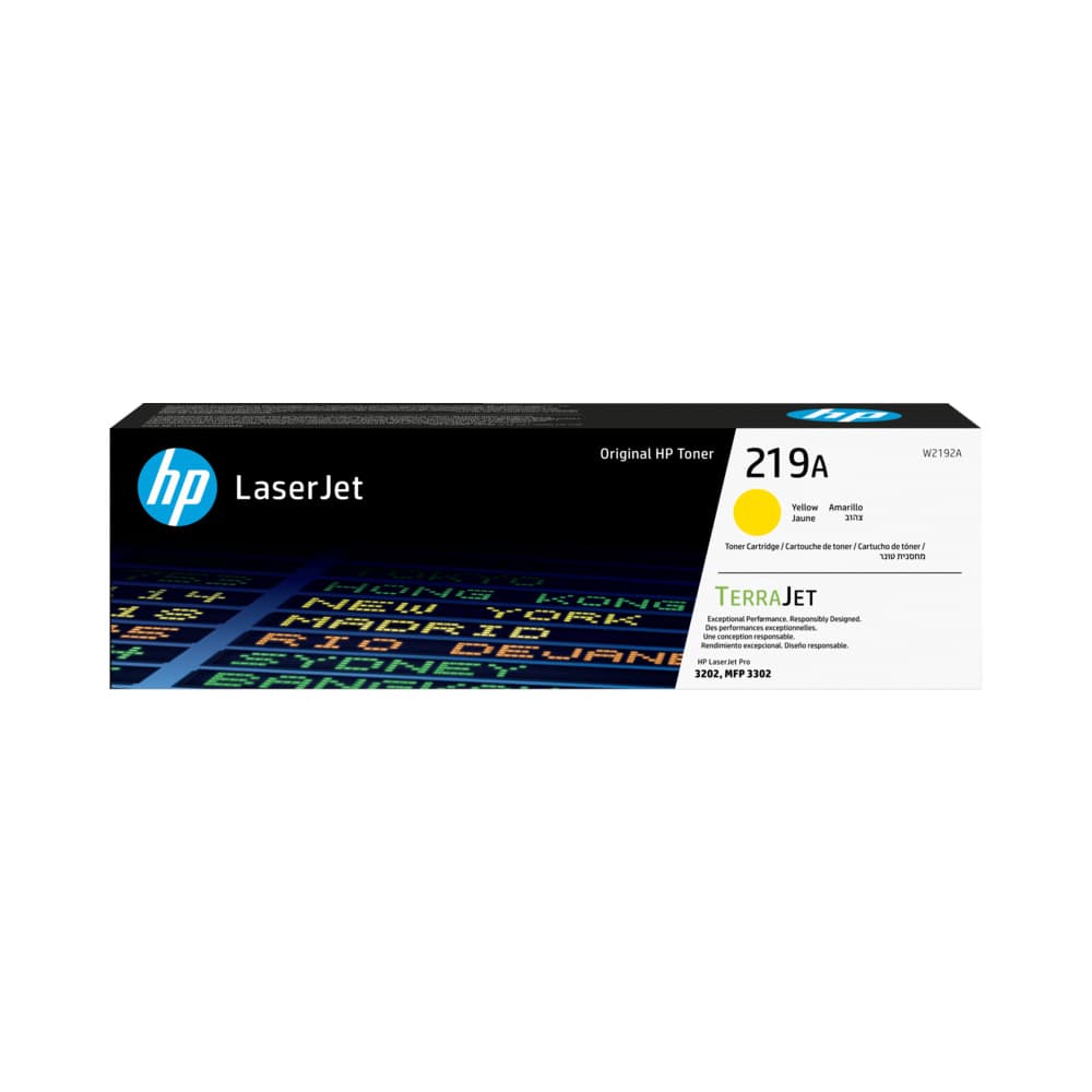 Toner HP 219A Amarelo W2192A 1200 Pág.