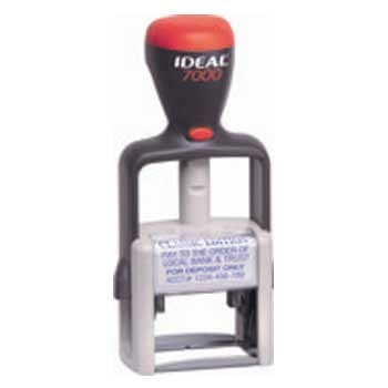 Carimbo 54x25mm Autotintavel Ideal Mod 7000