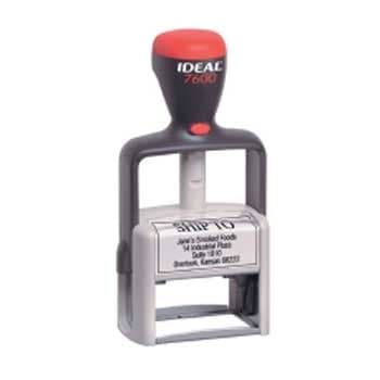 Carimbo 57x34mm Autotintavel Ideal Mod 7600