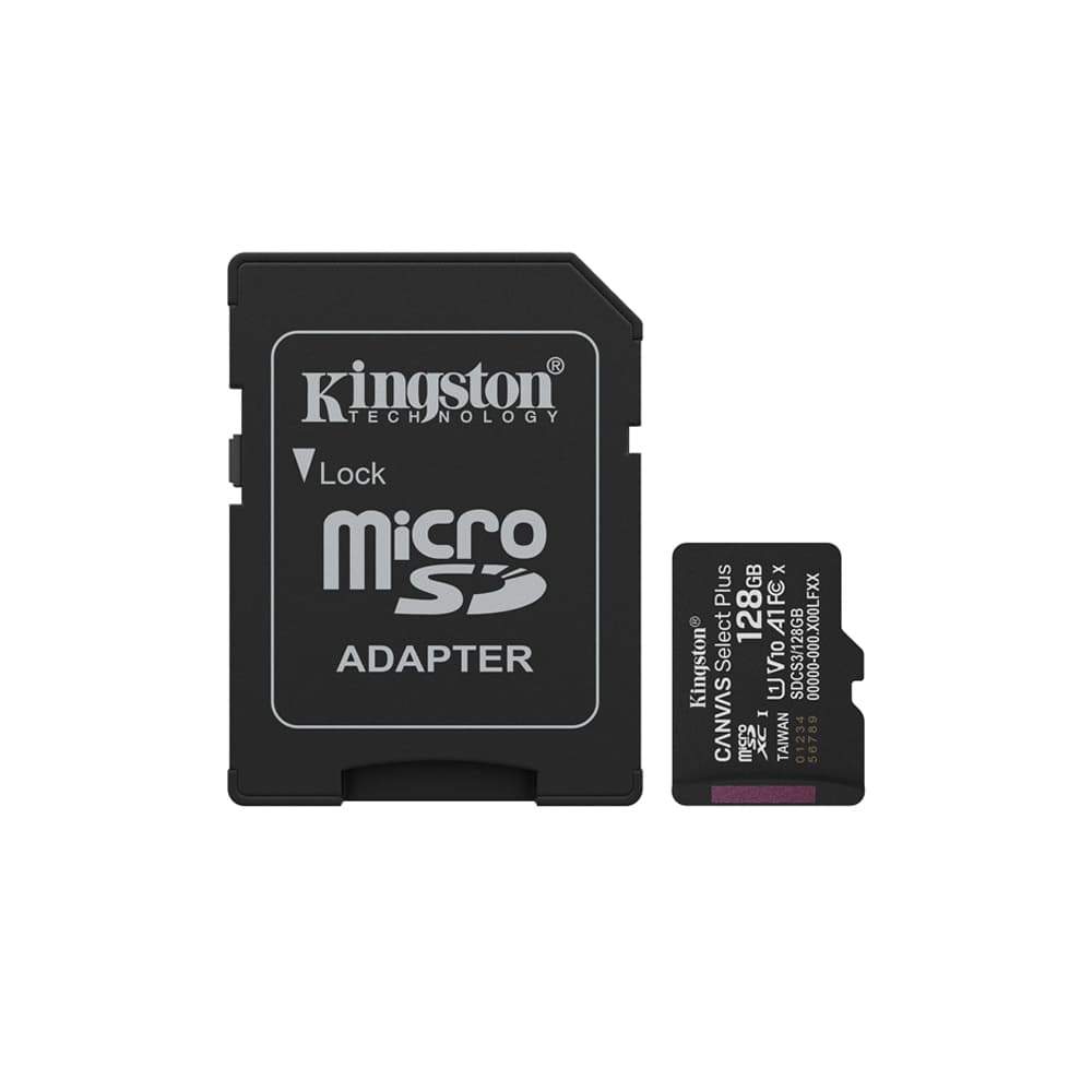 Cartão Memória micSDXC 128GB KINGSTON Canvas Select Plus