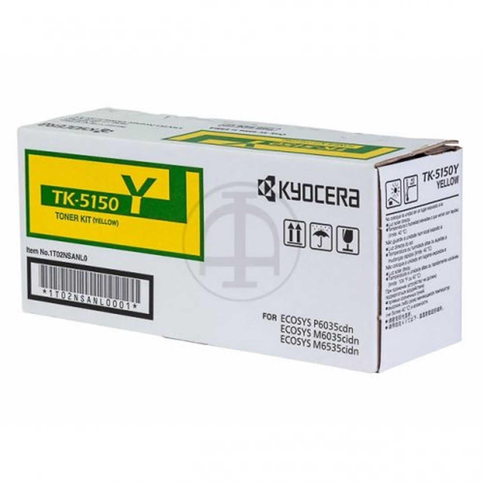 Toner Kyocera TK-5150Y Amarelo 1T02NSANL0 10000 Pág.