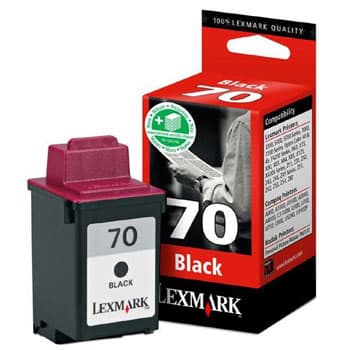 Tinteiro LEXMARK 70 Preto LEX12AX970E 600 Pág.