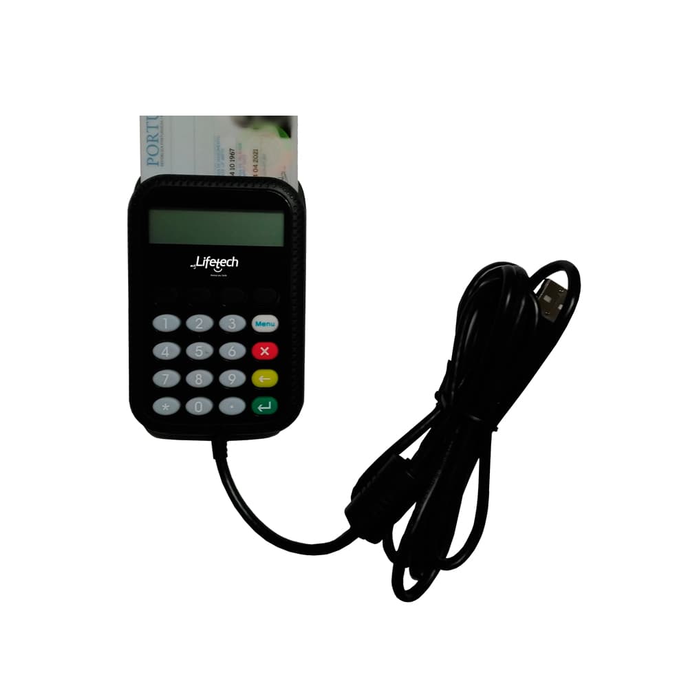 Leitor Cartão Cidadão Chip com Pinpad USB-A 2.0