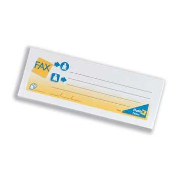 Post-it Mensagem Fax Pequeno 102x037mm Pack 2un