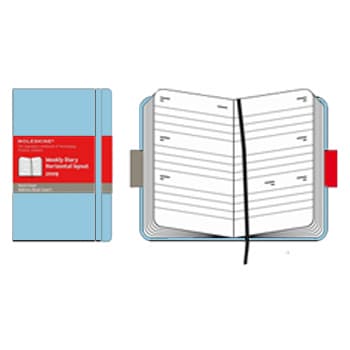 Volant de Endereços Moleskine Azul Claro