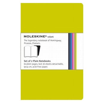 Volant de Bolso Pautado Moleskine Verde Claro 2un