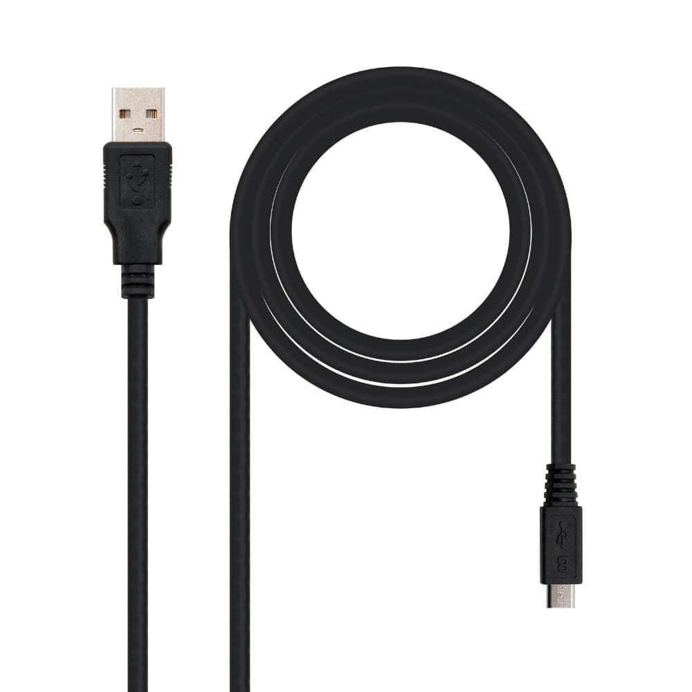 Cabo USB-A 2.0 Macho / micro-USB-B Macho 80cm