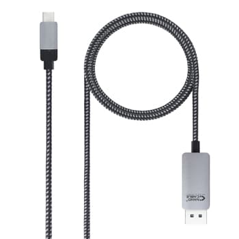 Cabo DisplayPort Macho / USB-C Macho 1,8m