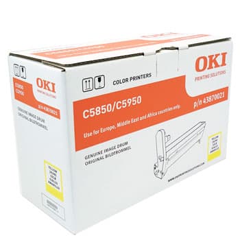 Tambor OKI Amarelo 43870021 20000 Pág.