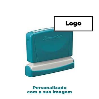 Carimbo 04x60mm Xstamper Quix Preto 1un., personalizado