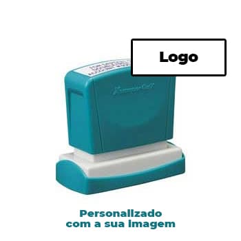 Carimbo 16x48mm Xstamper Quix Preto 1un., personalizado