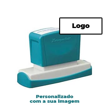 Carimbo 16x83mm Xstamper Quix Preto 1un., personalizado