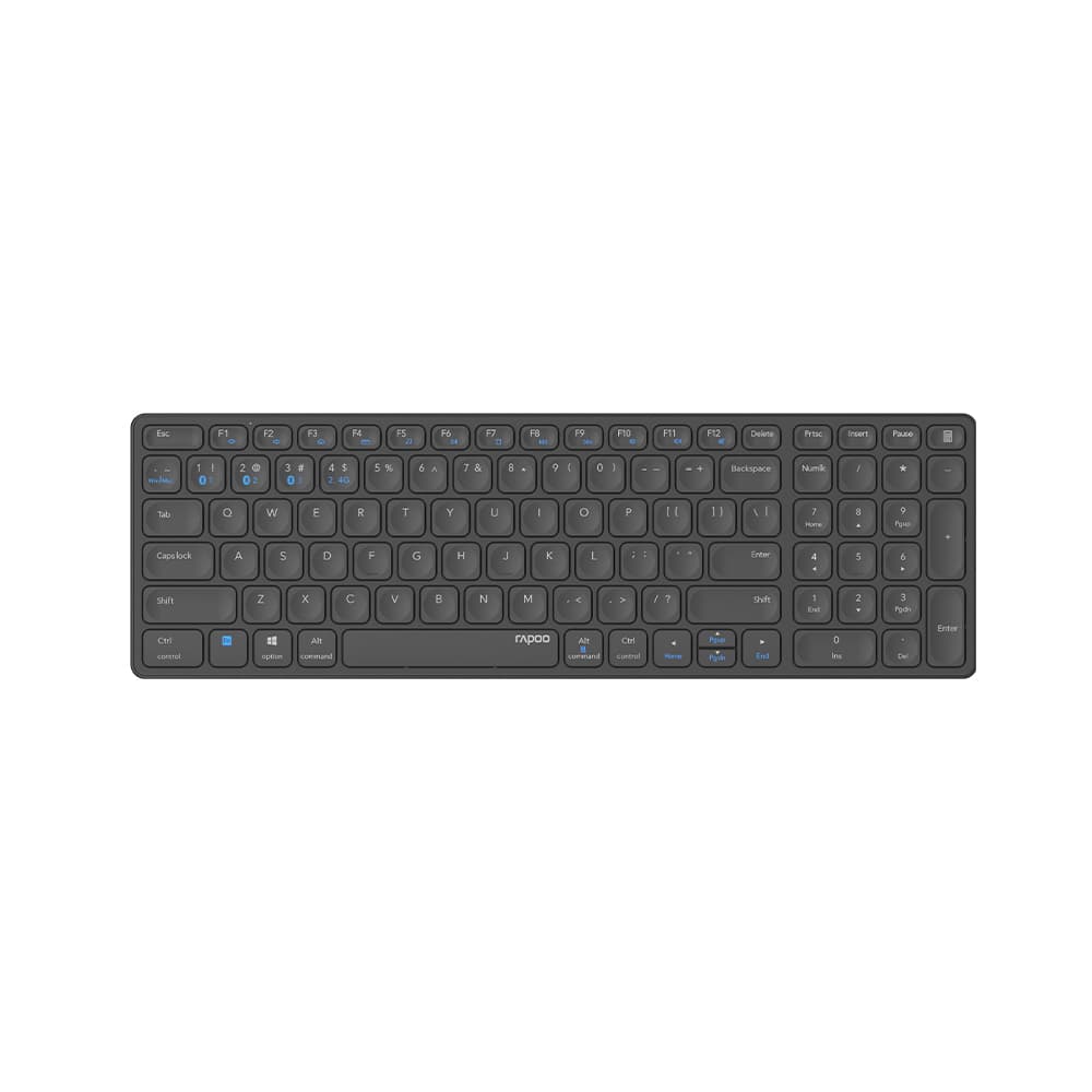 Teclado Wireless E9700M Ultra-Slim Preto