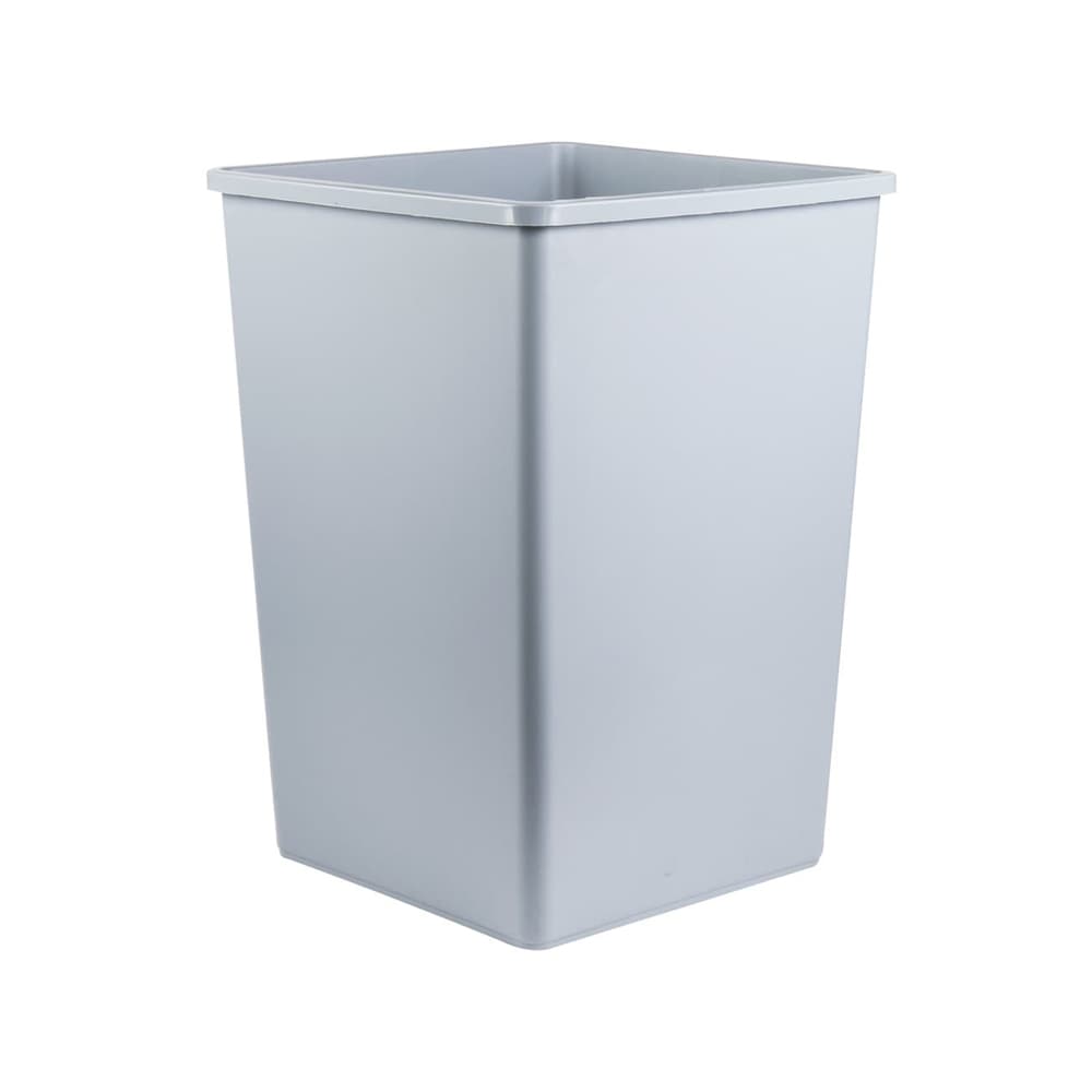 Contentor 132,5L Resina Quadrado s/Tampa Cinza