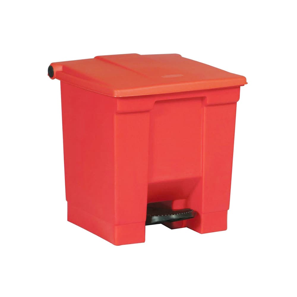Contentor 30L Plástico Vermelho com Pedal