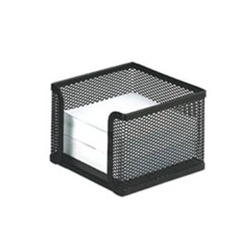 Base Porta Blocos Notas Rede Metálica Preto