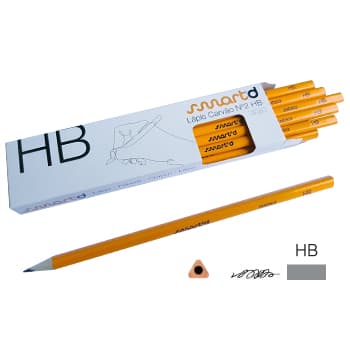 Lápis Grafite Nº2-HB Triangular SmartD Cx 12un