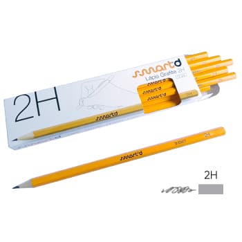 Lápis Grafite 2H SmartD Cx 12un