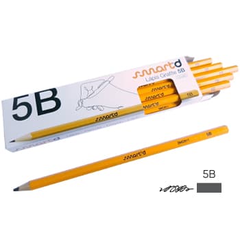 Lapis Grafite 5B SmartD Cx 12un