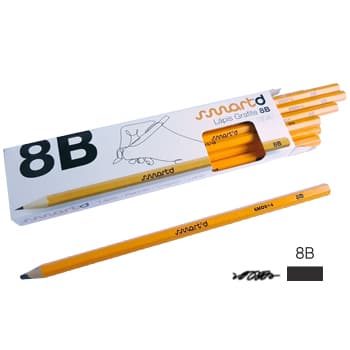 Lápis Grafite 8B SmartD Cx 12un