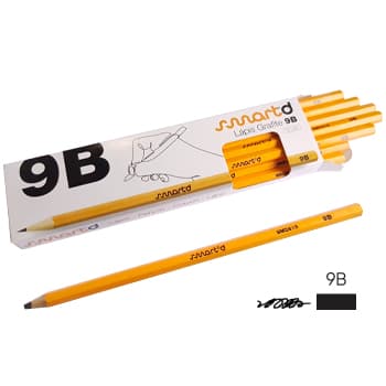 Lápis Grafite 9B SmartD Cx 12un
