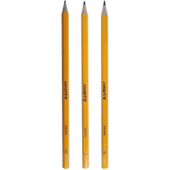 Lápis Grafite HB B 2B SmartD Blister 3un