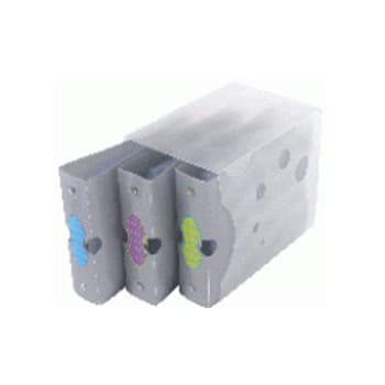 Caixa com 3 Arquivadores para Cds 3x20=60Cds