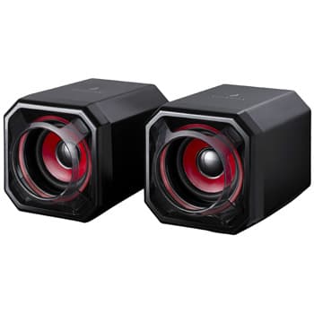 Colunas Gaming SUREFIRE Gator Eye 2.0 USB-A Preto/Vermelho