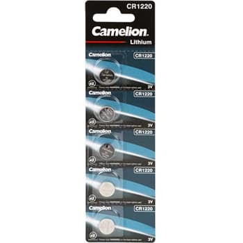 Pilhas CR1220 Lithium 3V 35mAh 5un