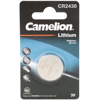 Pilhas CR2430 Lithium 3V 280mAh 1un