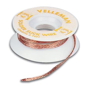 Tranca de dessoldadura em cobre 2mmx1,5m