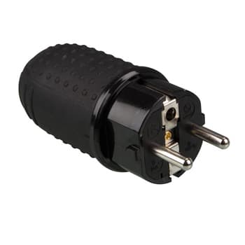 Ficha Schuko Borracha IP44