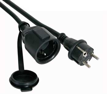 Cabo Extensão Elétrica 10m Preto