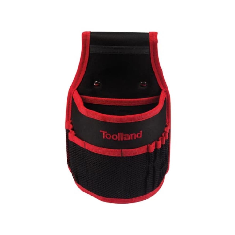 Bolsa Ferramentas para Cinto com Bolsos  Preto/Vermelho