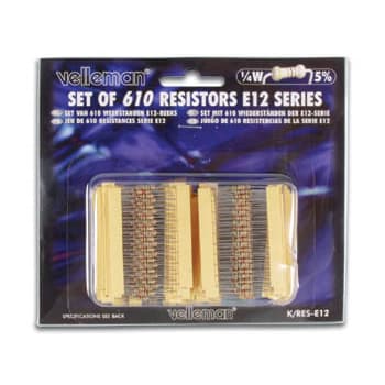 Set Resistências Série E-12 610un