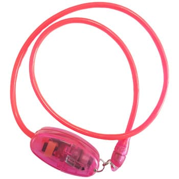 Colar Eletroluminescente EL Neon Rosa