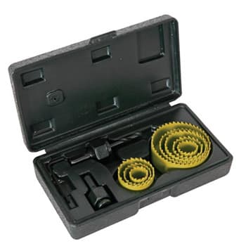 Kit 8 Serras Circulares c/ Broca Piloto